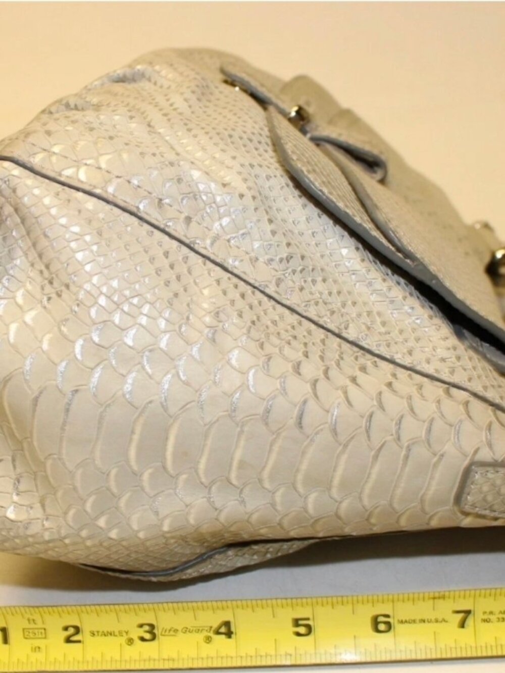 Coach RARE Madison Pinnacle Embossed Python Eva Shoulder Bag - Picture 5 of 16